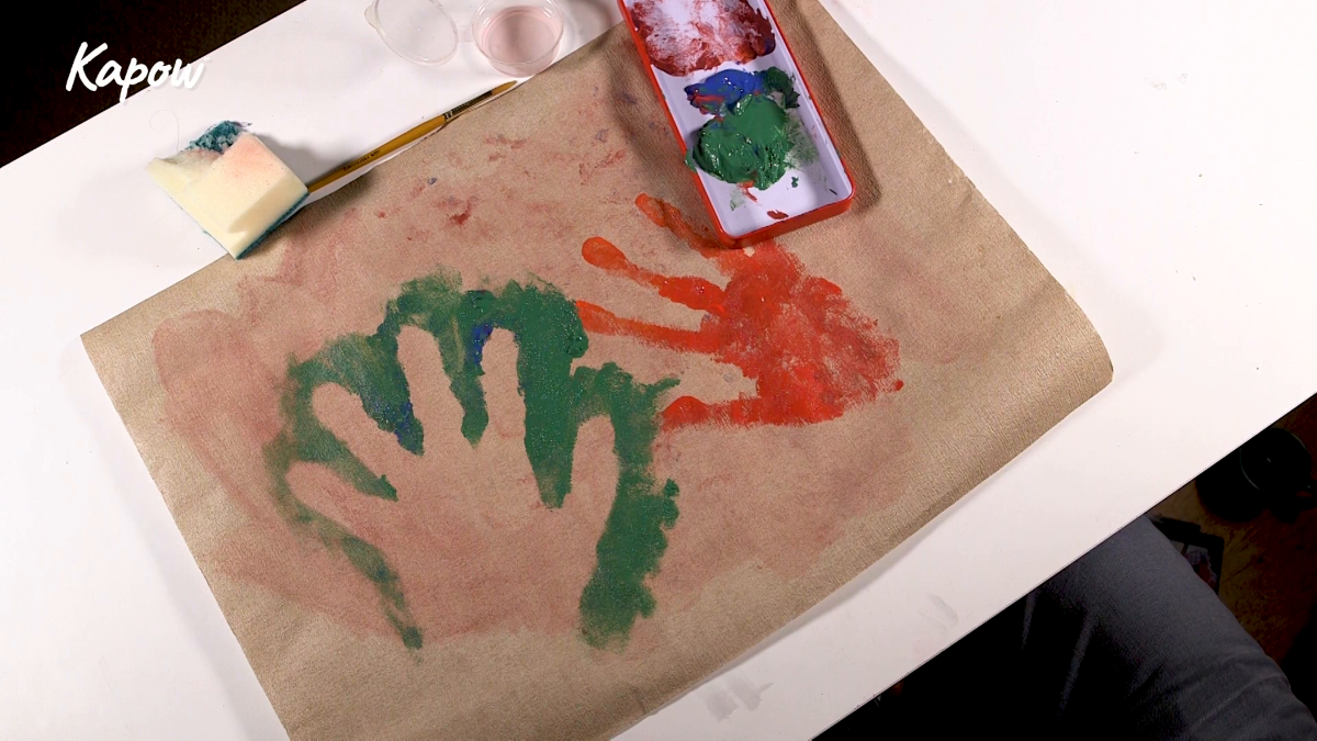 Pupil video: Hands on a cave wall