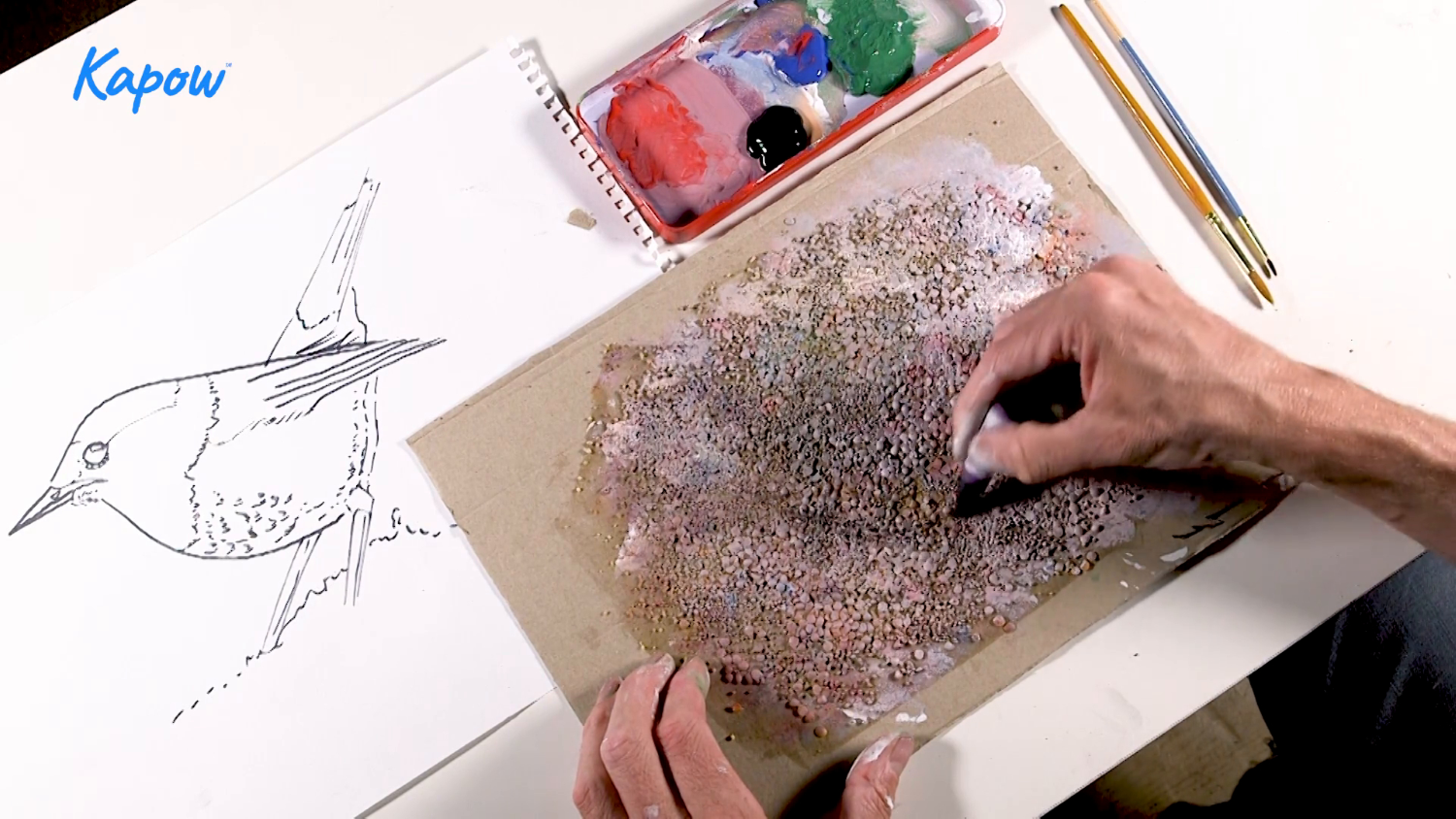 Teacher video: Painting on the cave wall