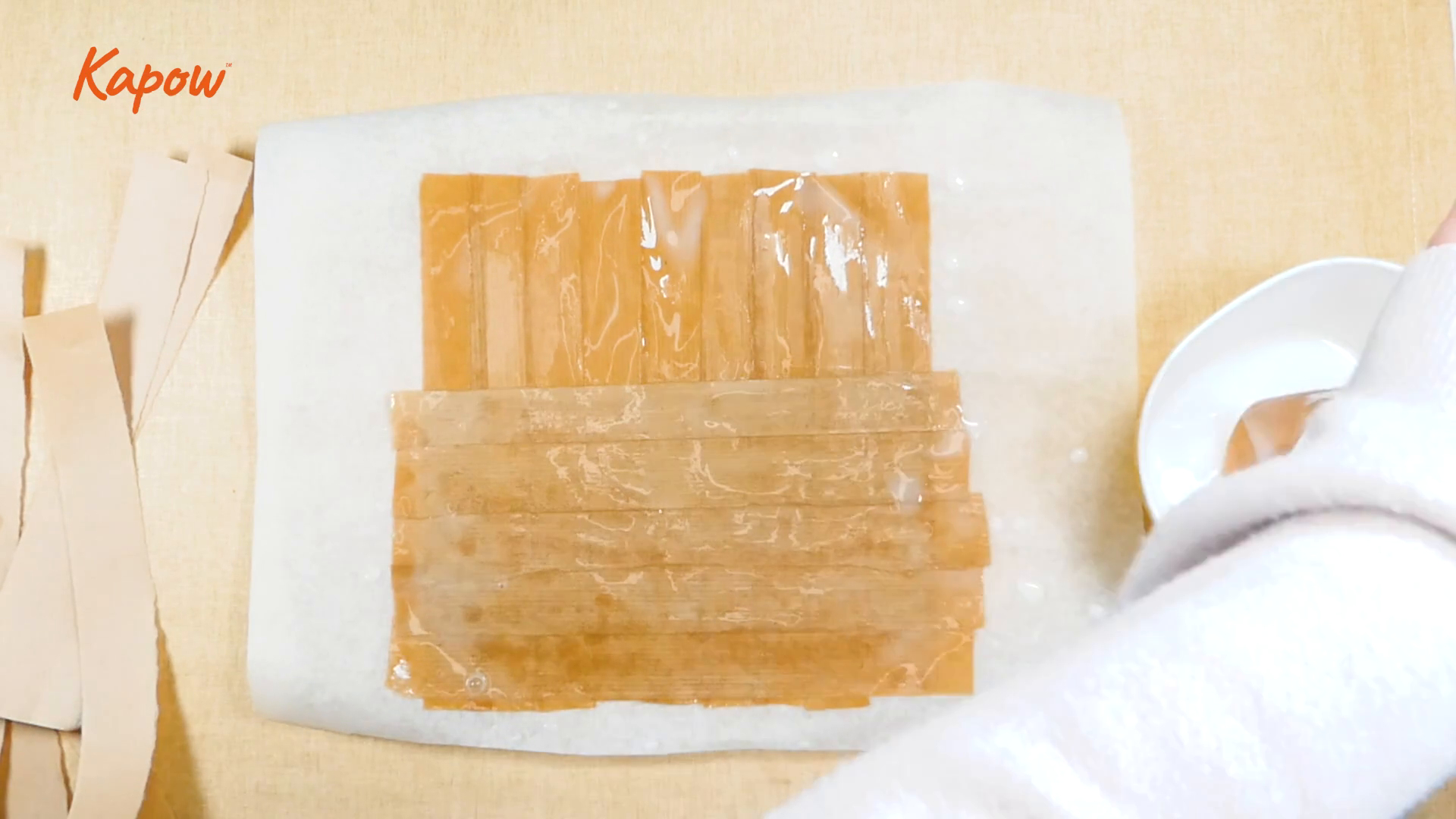 Pupil video: Making paper