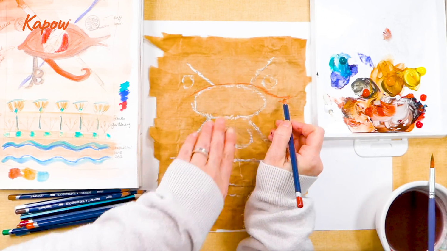 Pupil video: Scroll making