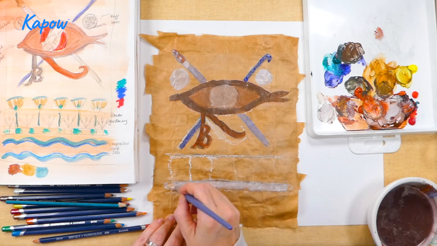 Teacher video: Scroll making