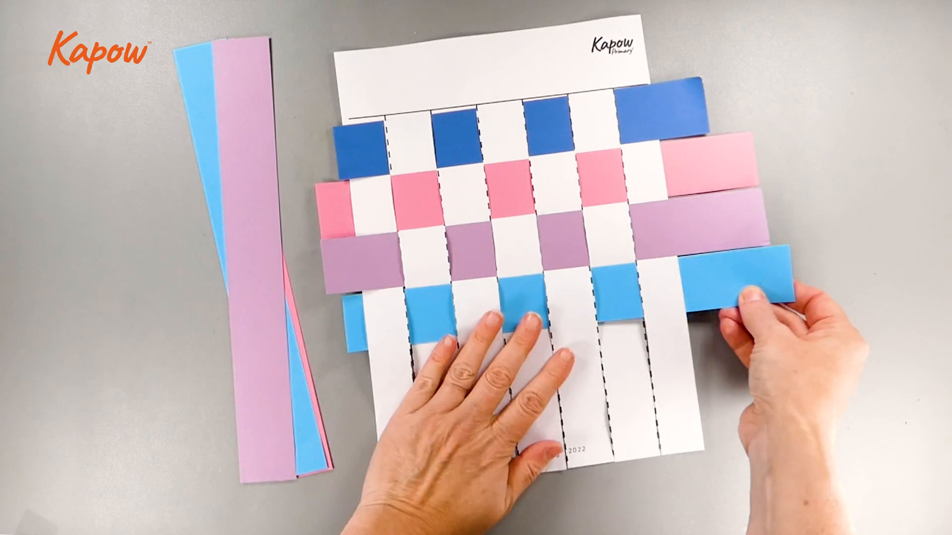 Pupil video: Weaving