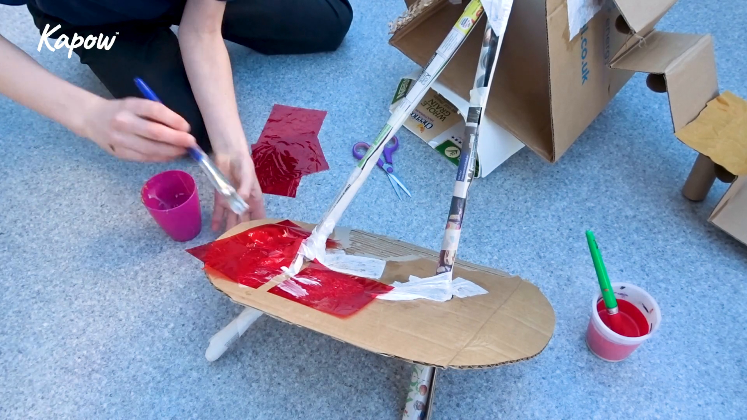 Pupil video: Finished sculptures