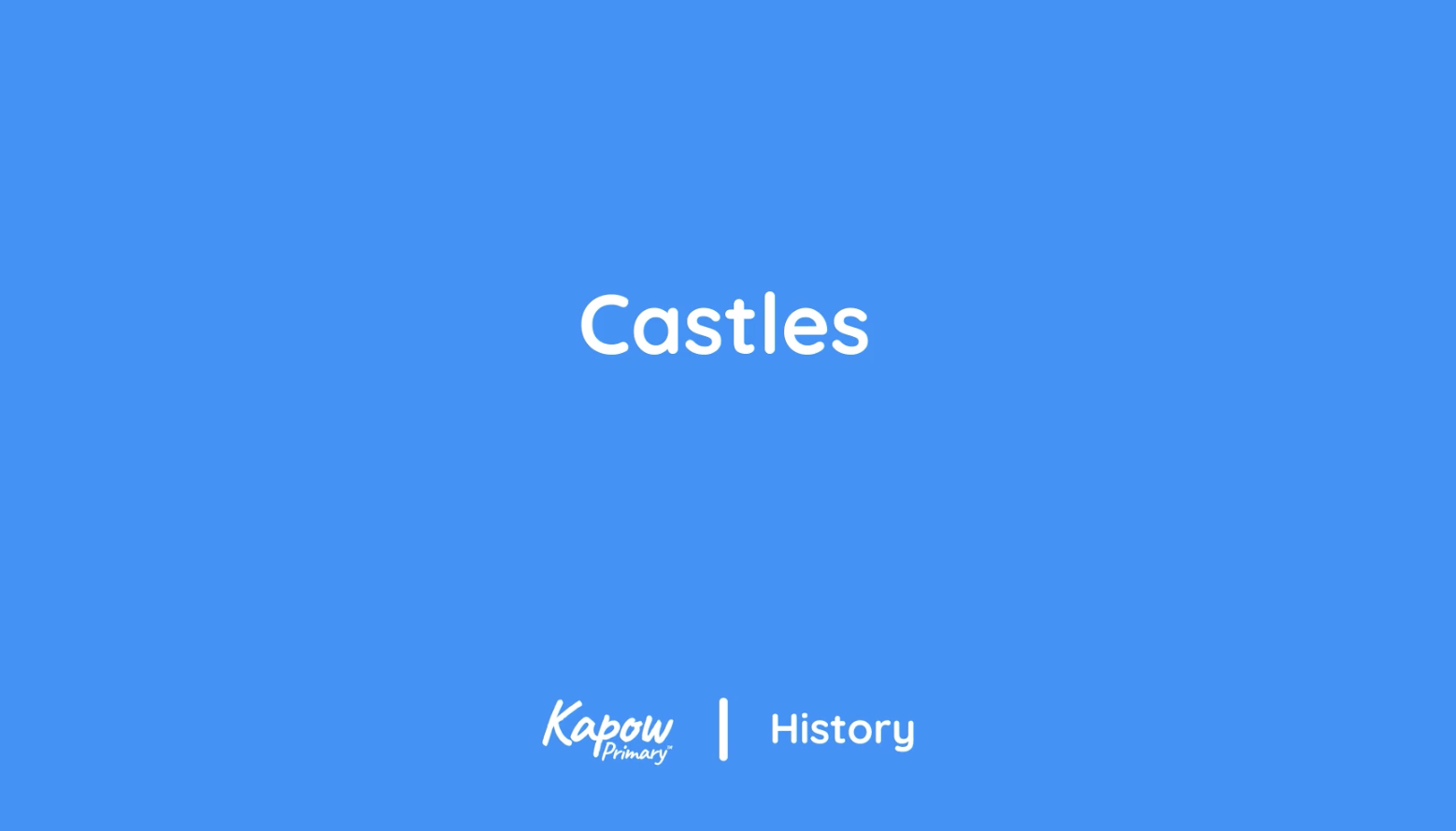 Pupil video: Castles