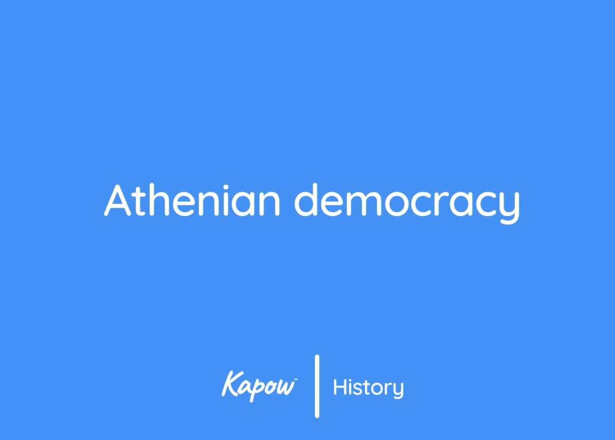 Pupil video: Athenian democracy