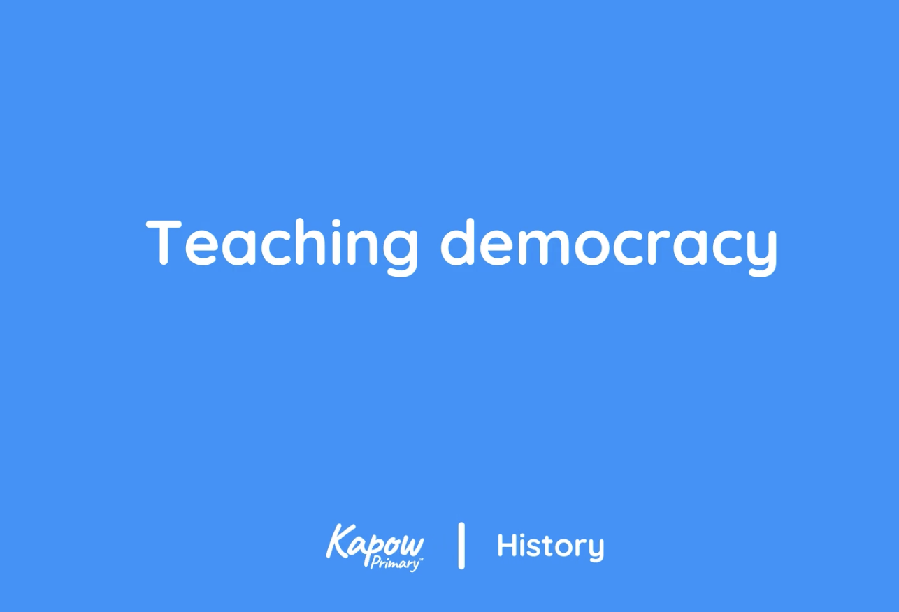 Teacher video: Teaching democracy