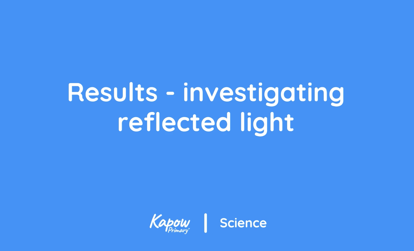 Pupil video: Results – investigating reflected light