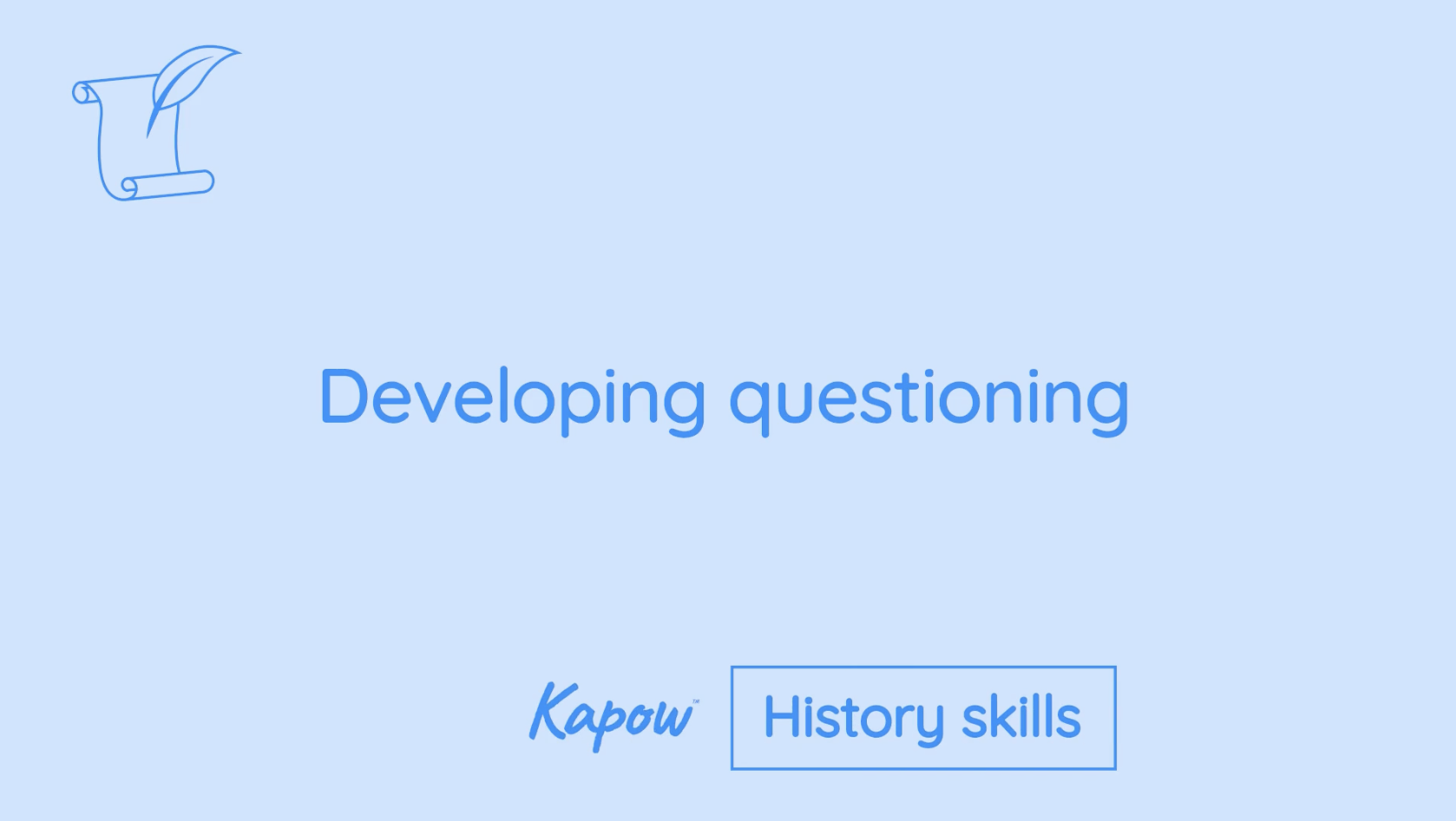 Teacher video: Developing questioning