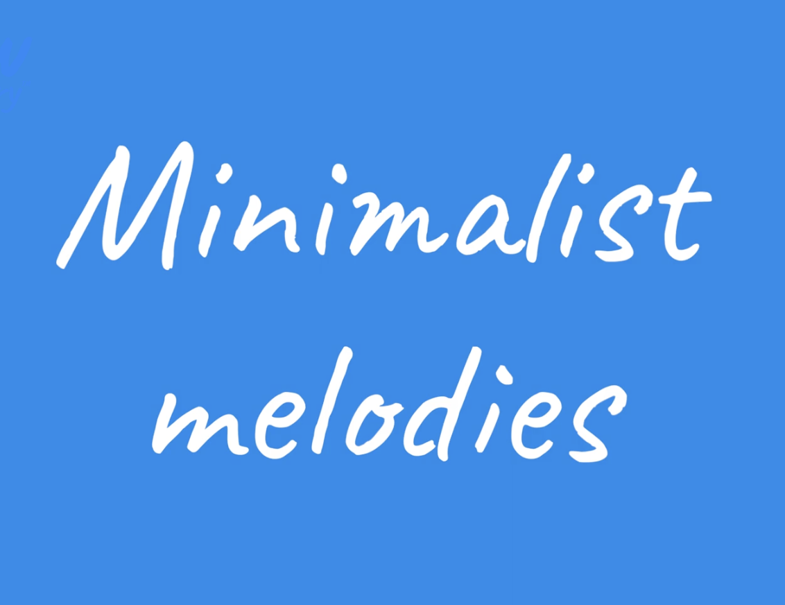Teacher video: Minimalist melodies