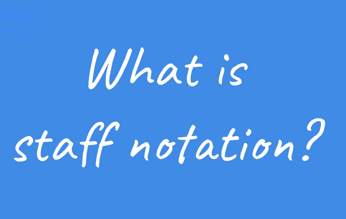 Teacher skills video: What is staff notation?