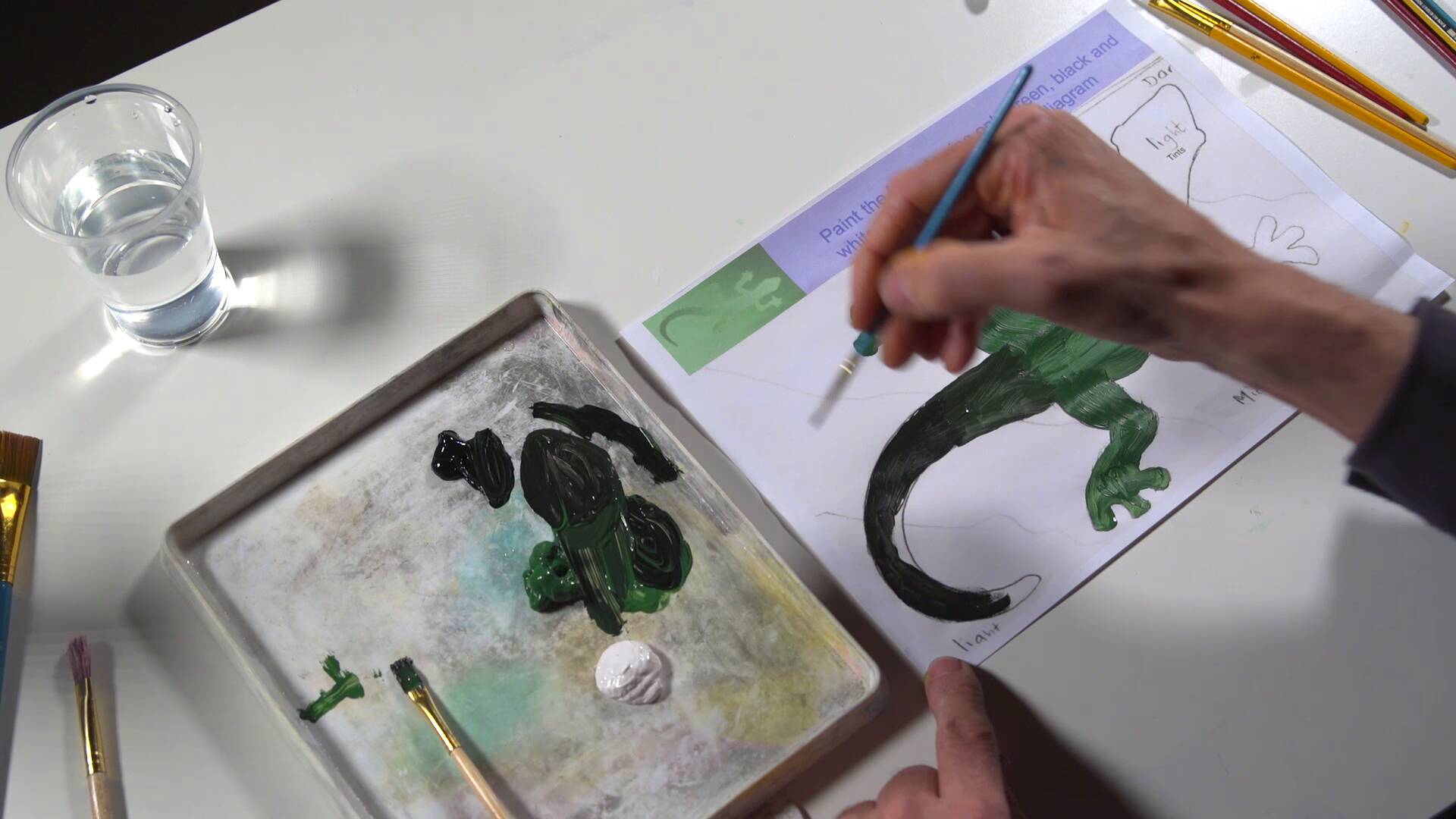 Teacher video: Tints and shades