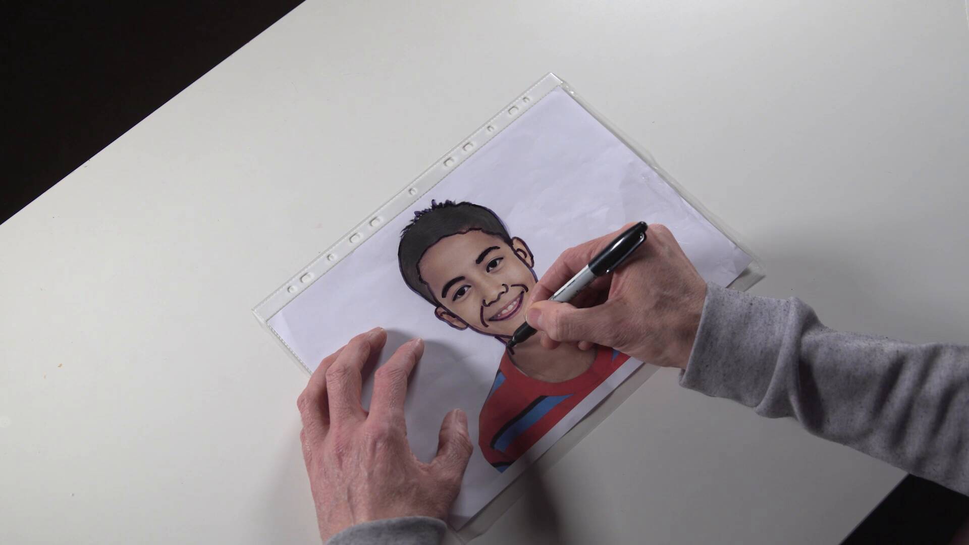 Teacher video: Opie style portraits
