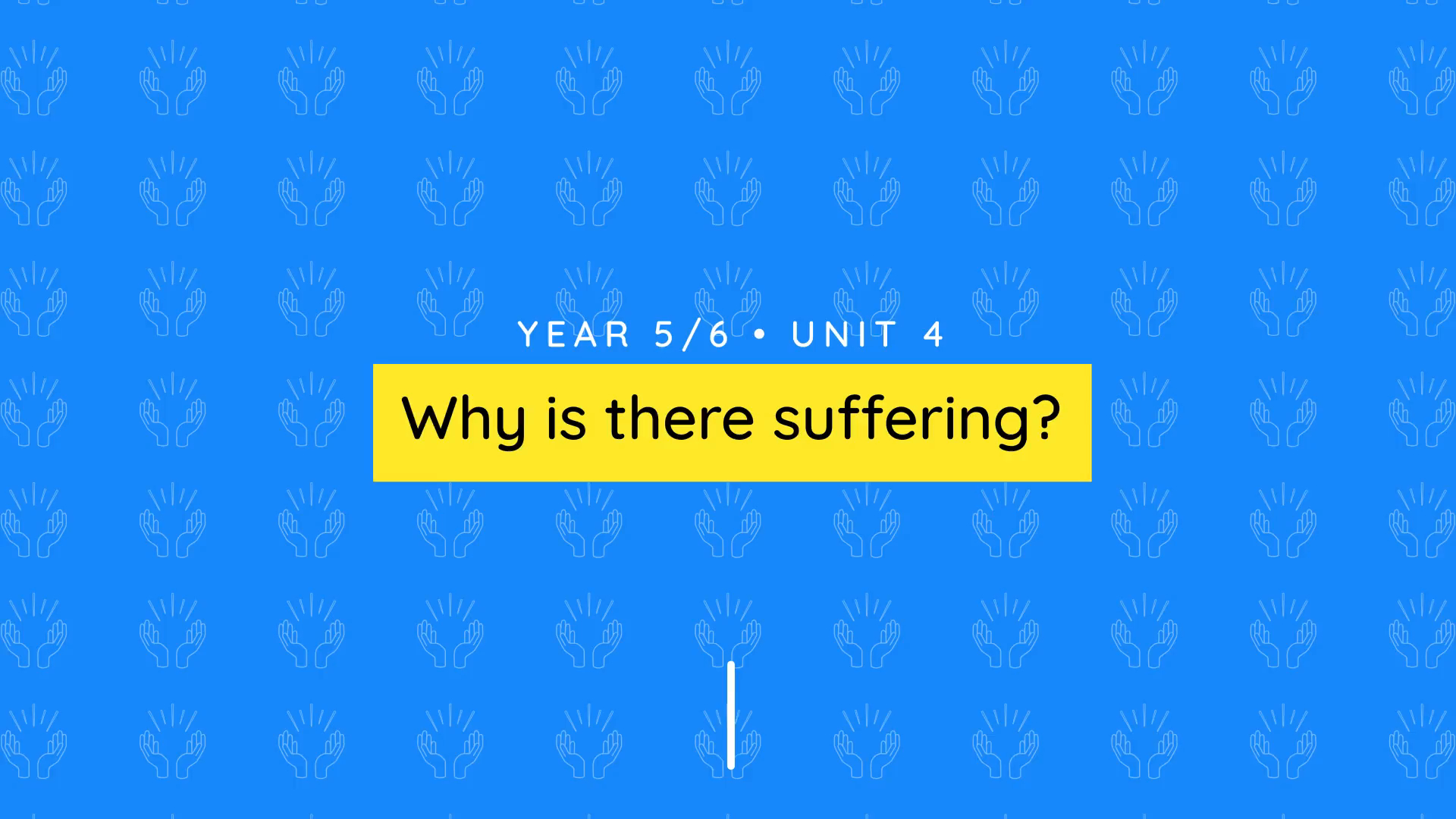 Teacher video: Why is there suffering?