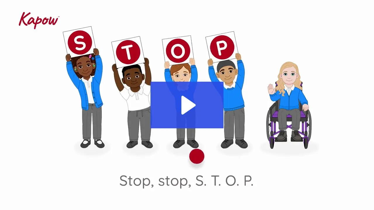 Pupil video: The STOP song