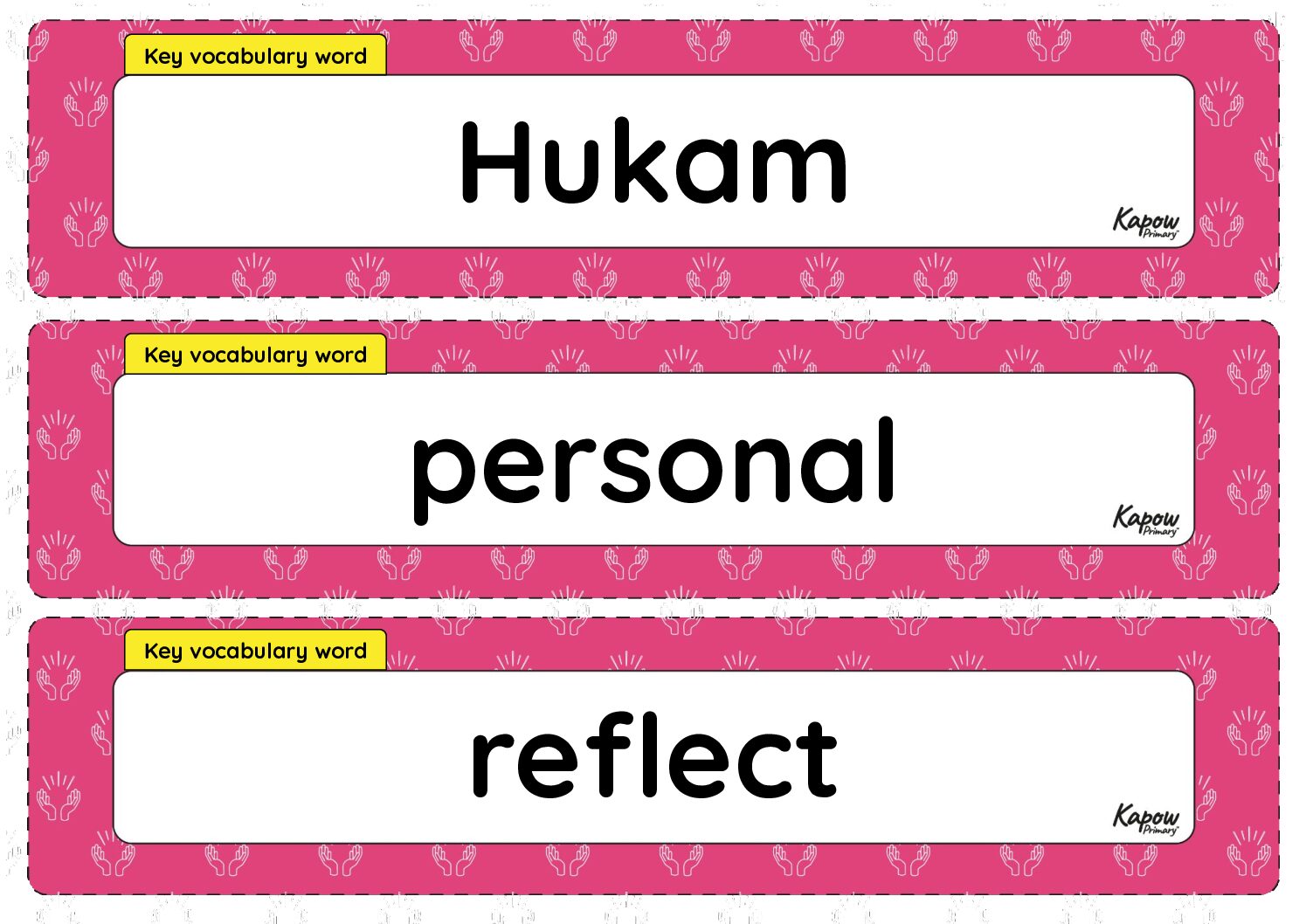 Vocabulary display – R&W Y5/6 (B): Why is there suffering? (Part 2)