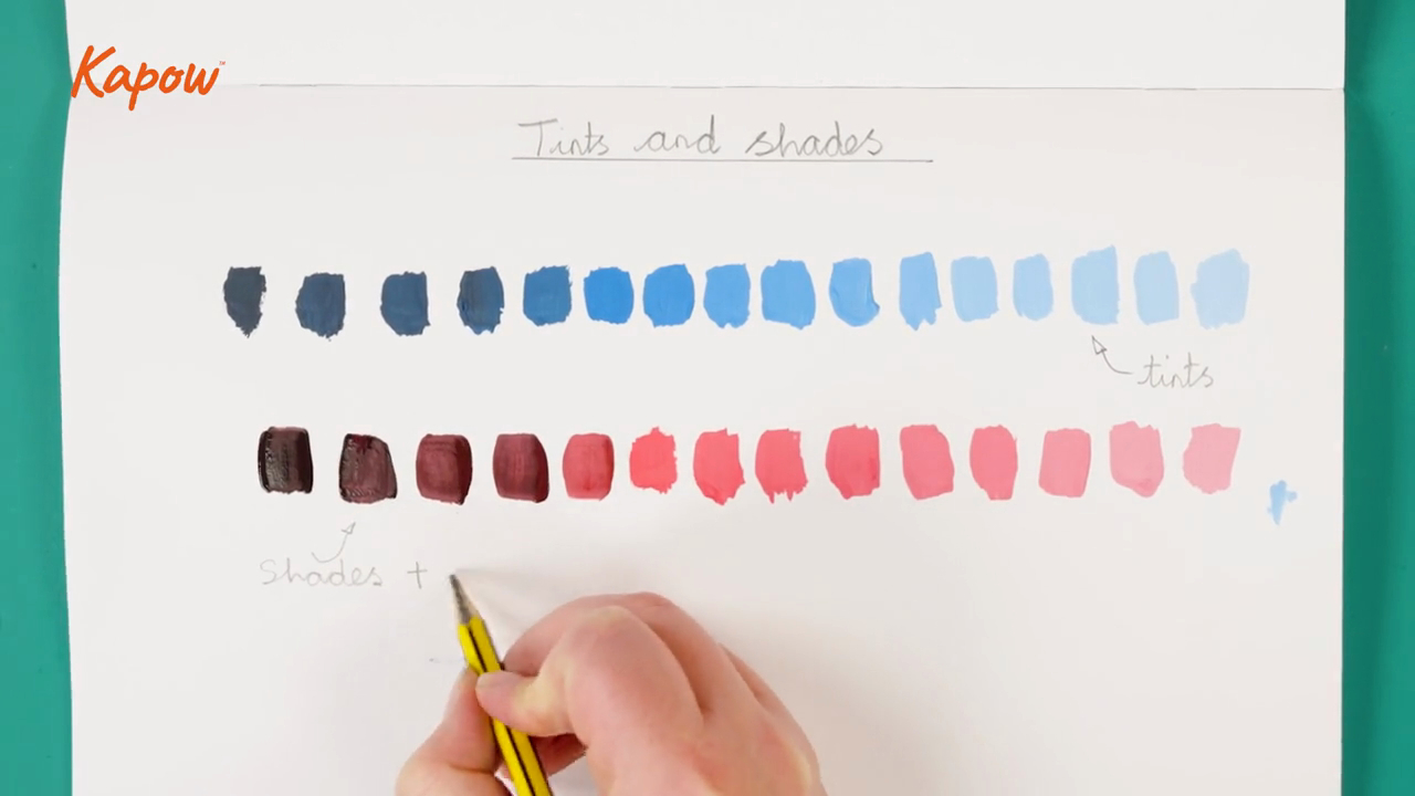 Year 4 Pupil video: Tints and shades