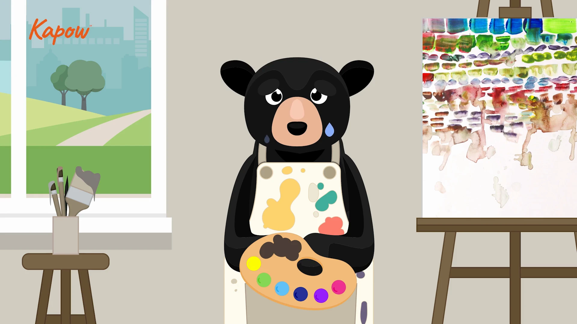 Pupil video: Keeping paints bright and fresh
