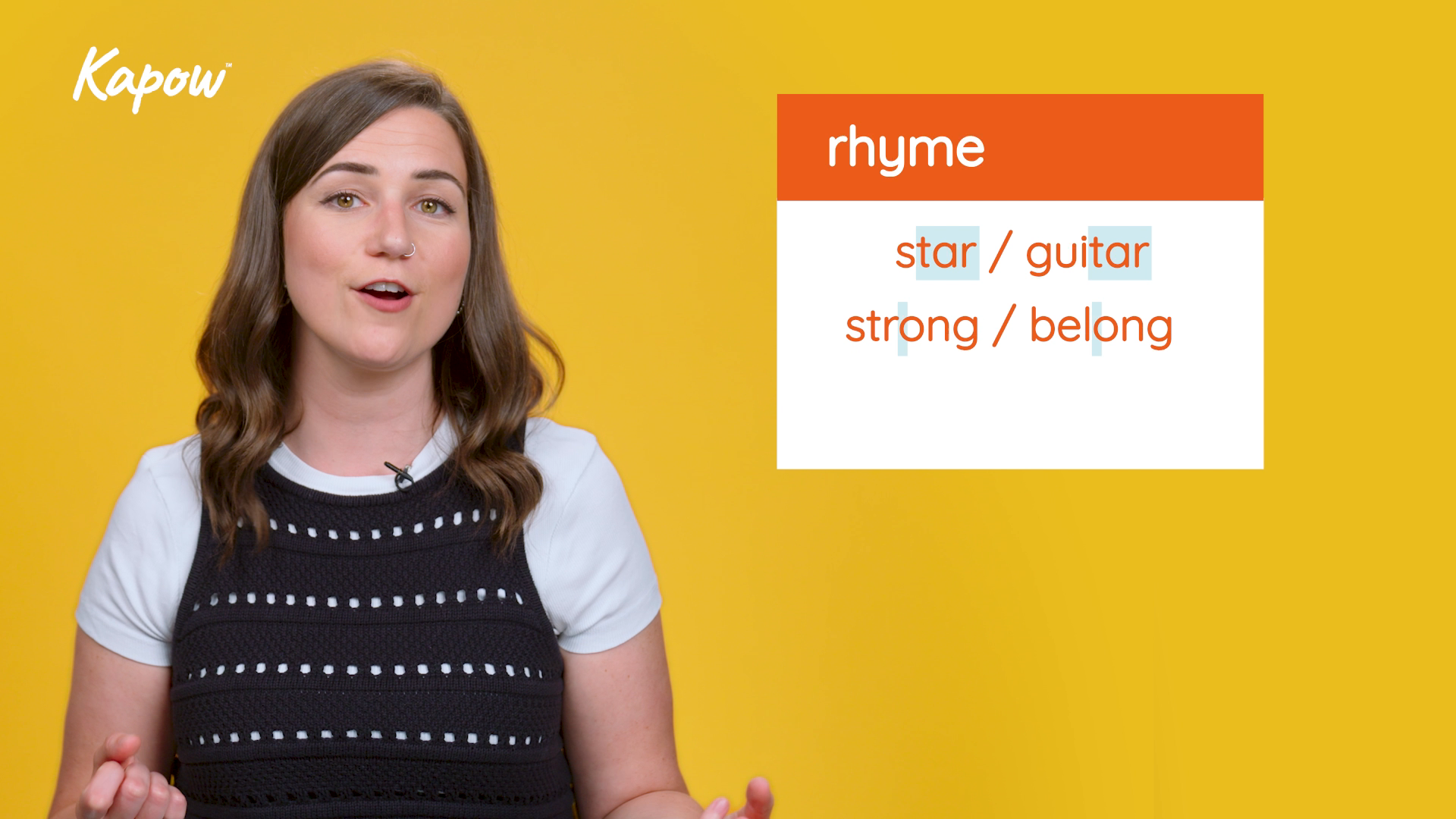 Pupil video: Writing lyrics