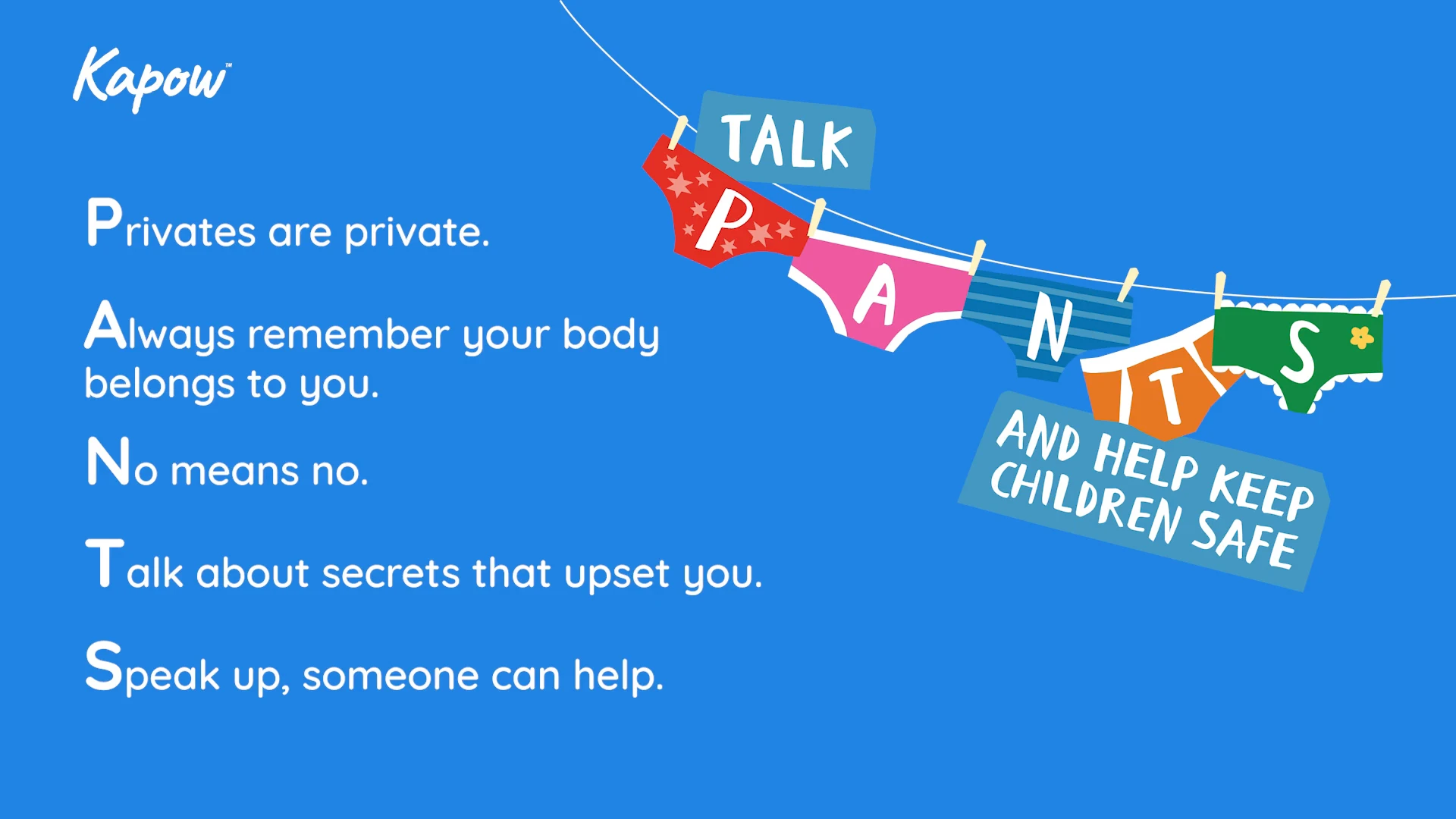 Teacher video: Teaching about body safety