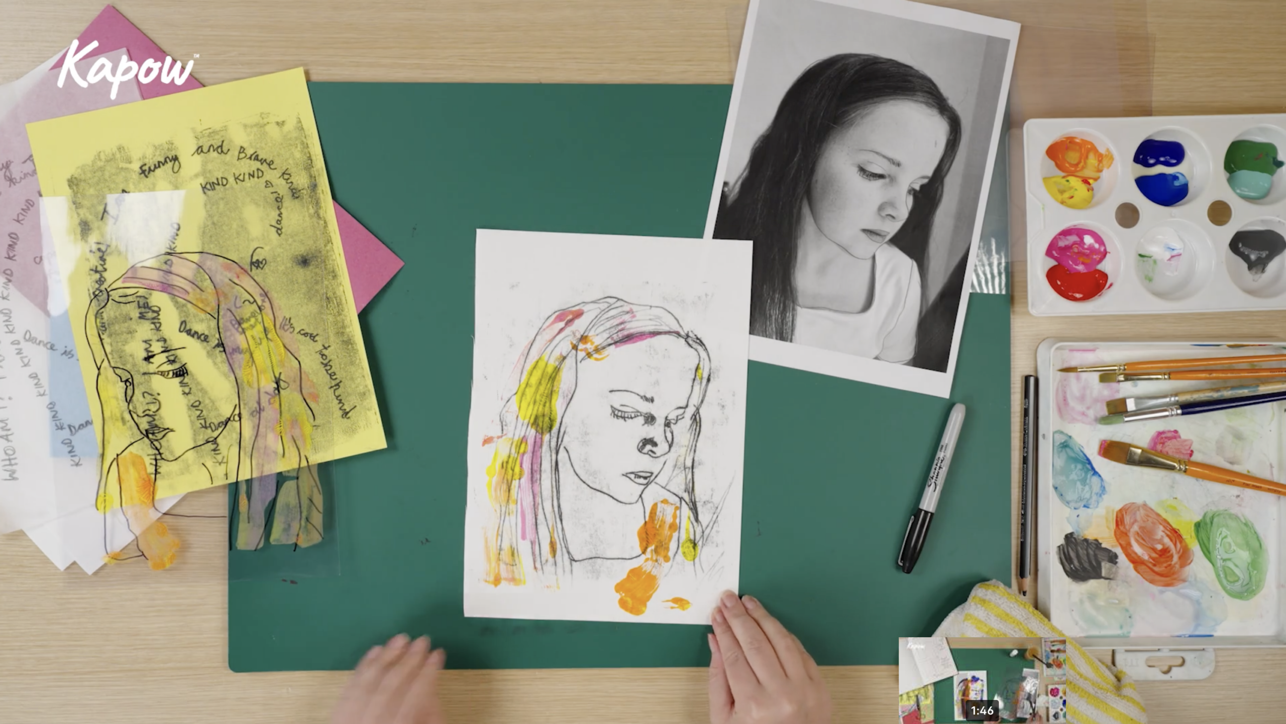 Teacher video: Expressive portraits unit overview