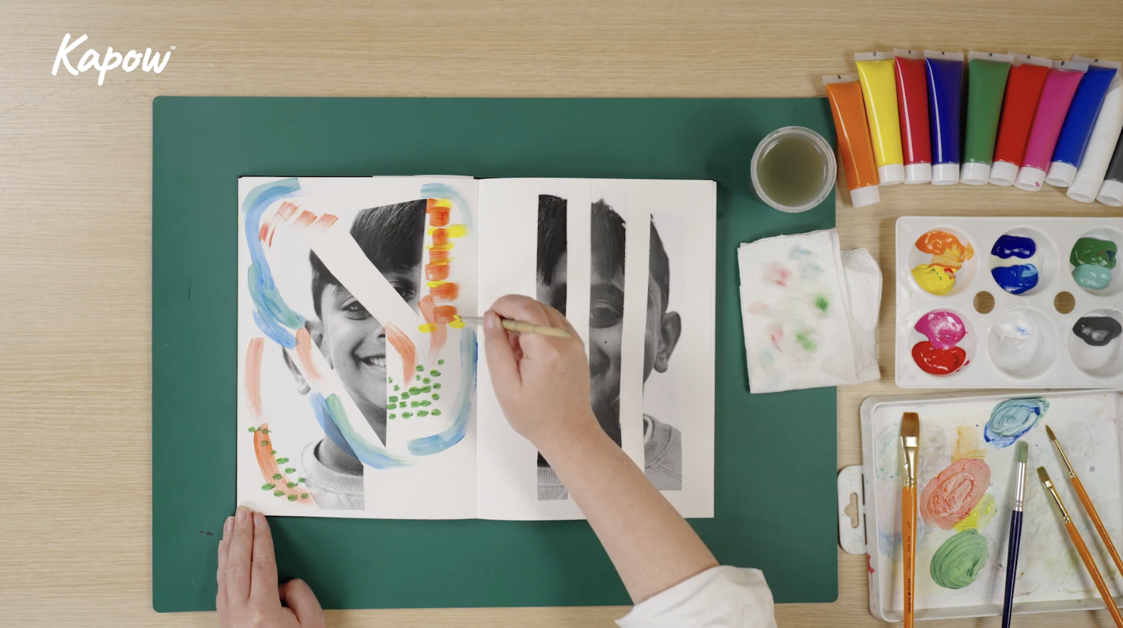 Pupil video: Expressive painting