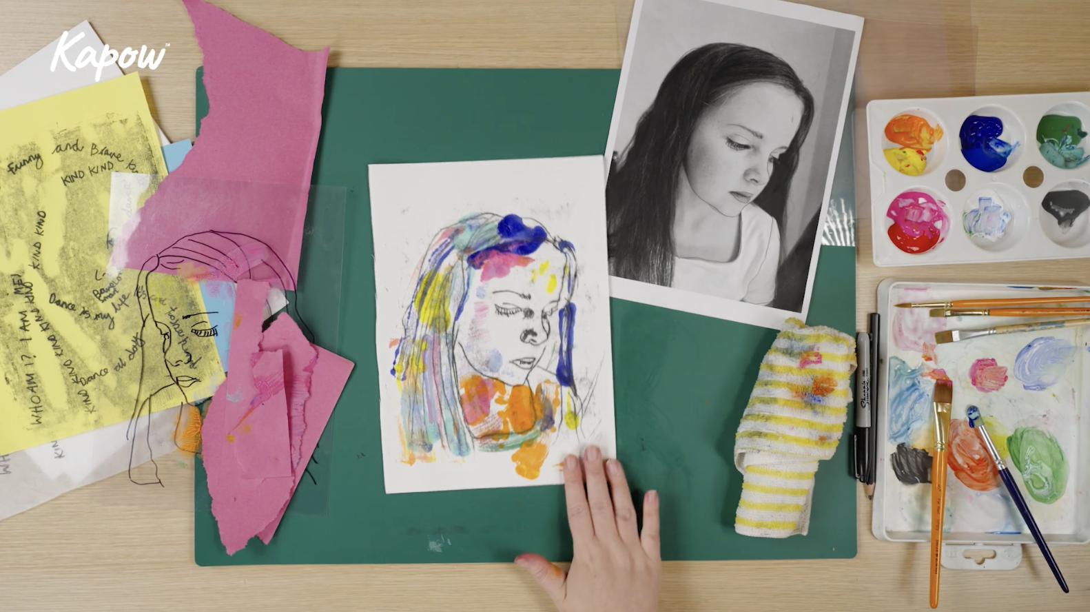 Pupil video: Painterly printmaking